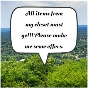 All of my items must sale.